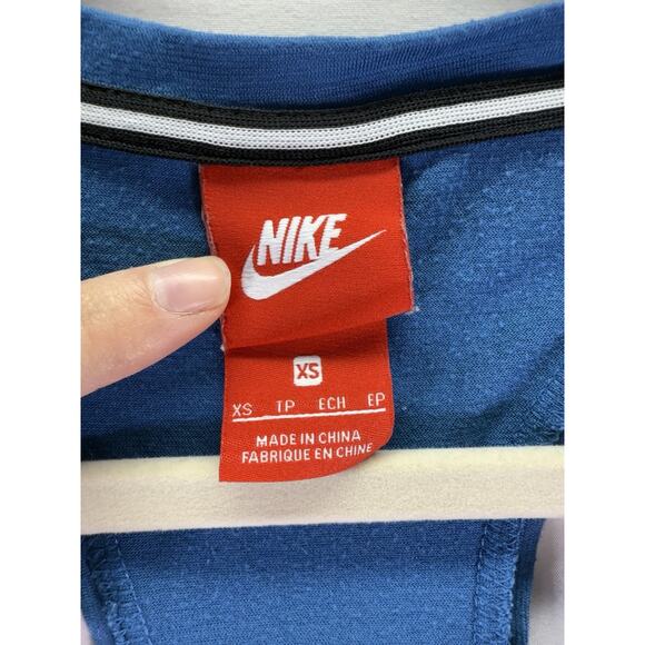 NIKE Blue Modal Blend Scoop Neck Athletic Racer Back Tank Top 193 Women’s XS - Picture 2 of 5